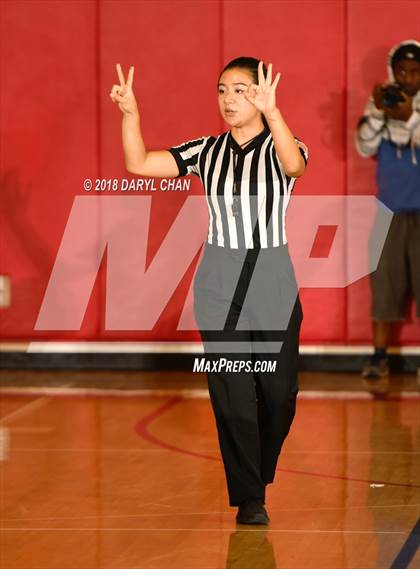 Thumbnail 1 in Centennial vs. Rosary Academy (Mark Keppel Tournament) photogallery.