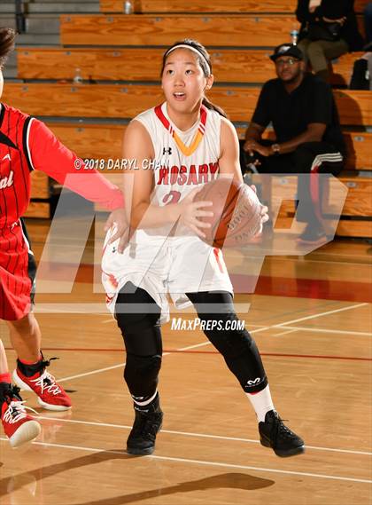 Thumbnail 2 in Centennial vs. Rosary Academy (Mark Keppel Tournament) photogallery.