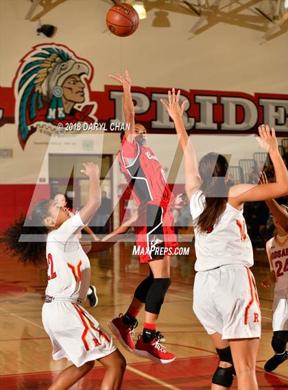 Thumbnail 2 in Centennial vs. Rosary Academy (Mark Keppel Tournament) photogallery.