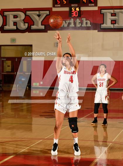 Thumbnail 3 in Centennial vs. Rosary Academy (Mark Keppel Tournament) photogallery.