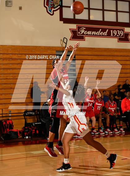 Thumbnail 1 in Centennial vs. Rosary Academy (Mark Keppel Tournament) photogallery.
