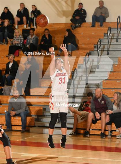 Thumbnail 2 in Centennial vs. Rosary Academy (Mark Keppel Tournament) photogallery.
