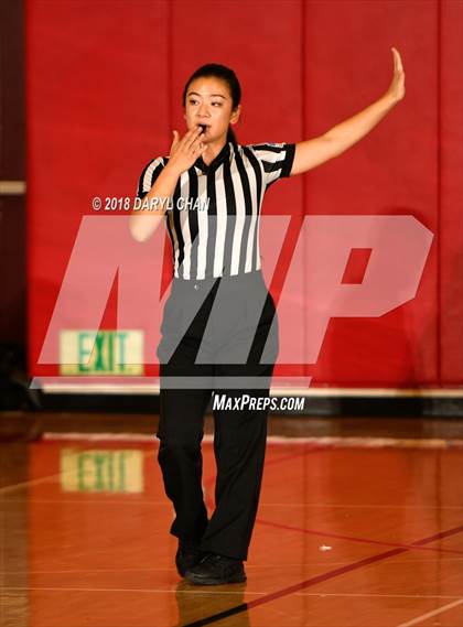 Thumbnail 2 in Centennial vs. Rosary Academy (Mark Keppel Tournament) photogallery.