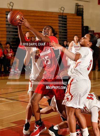 Thumbnail 2 in Centennial vs. Rosary Academy (Mark Keppel Tournament) photogallery.