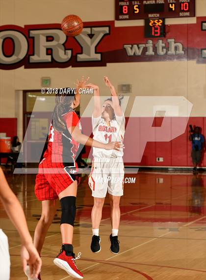 Thumbnail 1 in Centennial vs. Rosary Academy (Mark Keppel Tournament) photogallery.