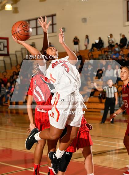Thumbnail 1 in Centennial vs. Rosary Academy (Mark Keppel Tournament) photogallery.