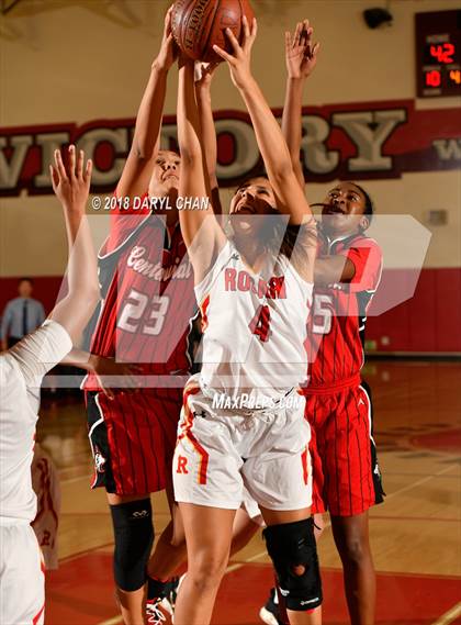 Thumbnail 2 in Centennial vs. Rosary Academy (Mark Keppel Tournament) photogallery.