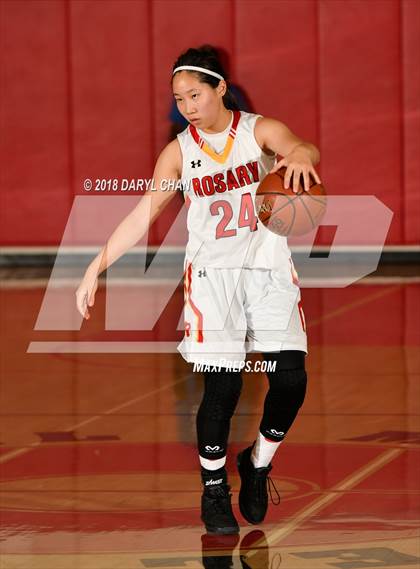 Thumbnail 3 in Centennial vs. Rosary Academy (Mark Keppel Tournament) photogallery.