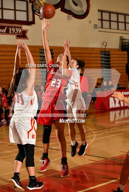 Thumbnail 3 in Centennial vs. Rosary Academy (Mark Keppel Tournament) photogallery.
