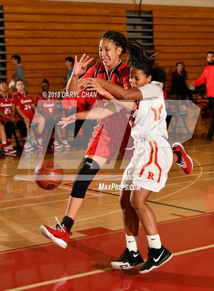 Thumbnail 1 in Centennial vs. Rosary Academy (Mark Keppel Tournament) photogallery.