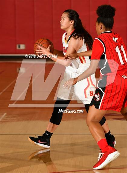 Thumbnail 3 in Centennial vs. Rosary Academy (Mark Keppel Tournament) photogallery.