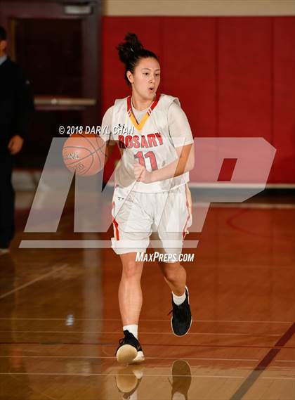Thumbnail 3 in Centennial vs. Rosary Academy (Mark Keppel Tournament) photogallery.