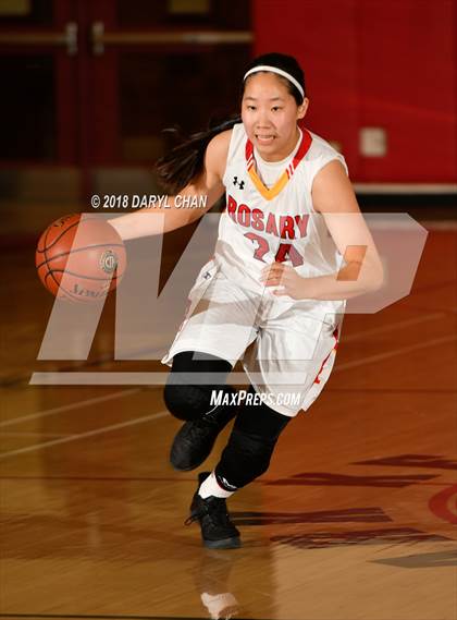 Thumbnail 2 in Centennial vs. Rosary Academy (Mark Keppel Tournament) photogallery.