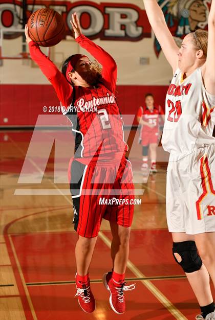 Thumbnail 2 in Centennial vs. Rosary Academy (Mark Keppel Tournament) photogallery.