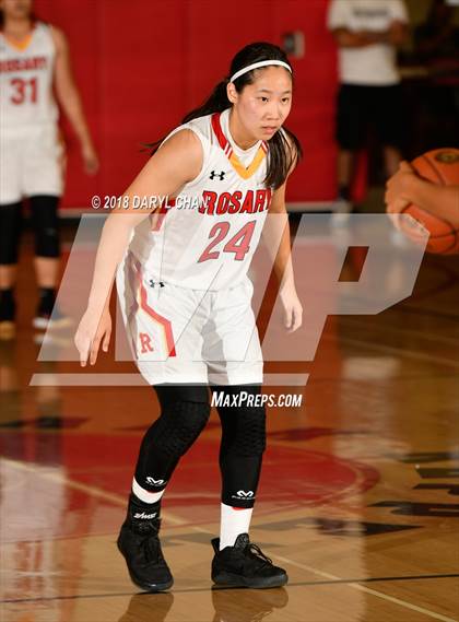 Thumbnail 3 in Centennial vs. Rosary Academy (Mark Keppel Tournament) photogallery.