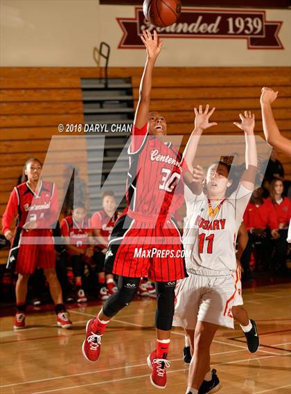 Thumbnail 1 in Centennial vs. Rosary Academy (Mark Keppel Tournament) photogallery.