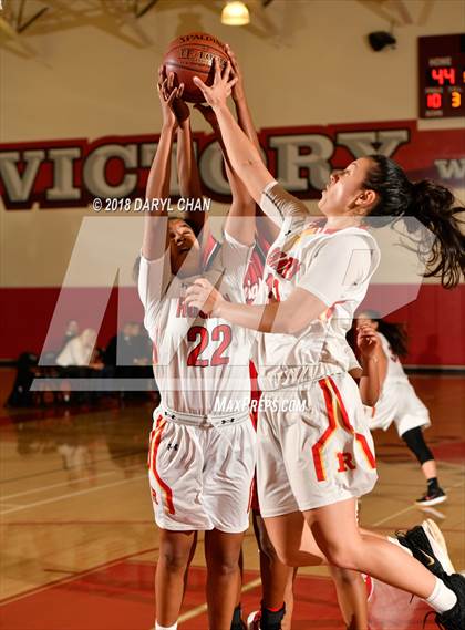 Thumbnail 3 in Centennial vs. Rosary Academy (Mark Keppel Tournament) photogallery.