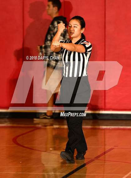 Thumbnail 3 in Centennial vs. Rosary Academy (Mark Keppel Tournament) photogallery.