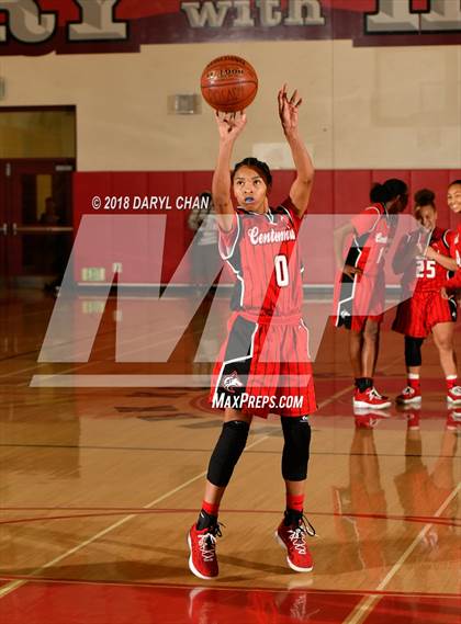 Thumbnail 2 in Centennial vs. Rosary Academy (Mark Keppel Tournament) photogallery.
