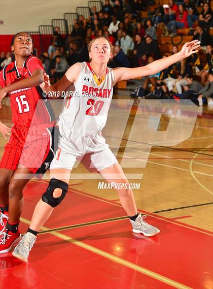 Thumbnail 3 in Centennial vs. Rosary Academy (Mark Keppel Tournament) photogallery.