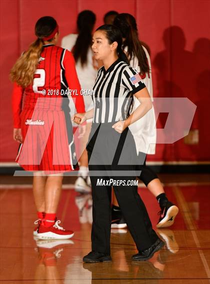 Thumbnail 3 in Centennial vs. Rosary Academy (Mark Keppel Tournament) photogallery.