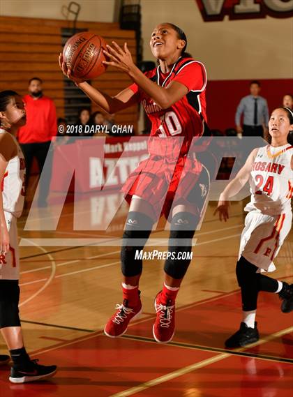 Thumbnail 3 in Centennial vs. Rosary Academy (Mark Keppel Tournament) photogallery.