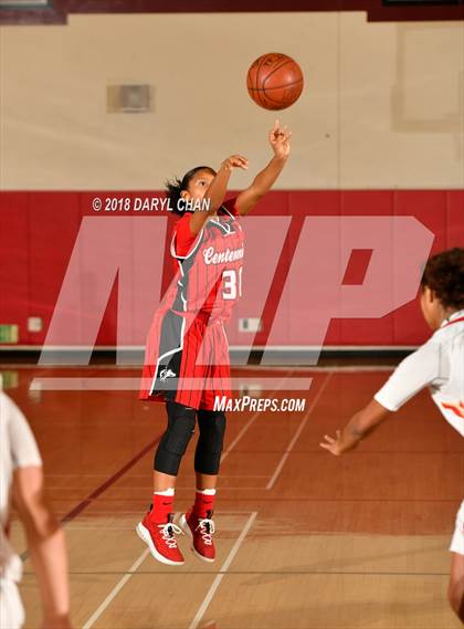 Thumbnail 2 in Centennial vs. Rosary Academy (Mark Keppel Tournament) photogallery.
