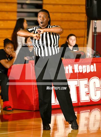 Thumbnail 1 in Centennial vs. Rosary Academy (Mark Keppel Tournament) photogallery.
