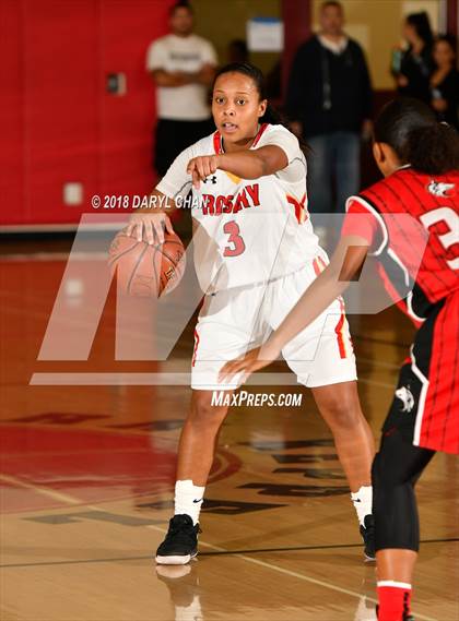 Thumbnail 2 in Centennial vs. Rosary Academy (Mark Keppel Tournament) photogallery.