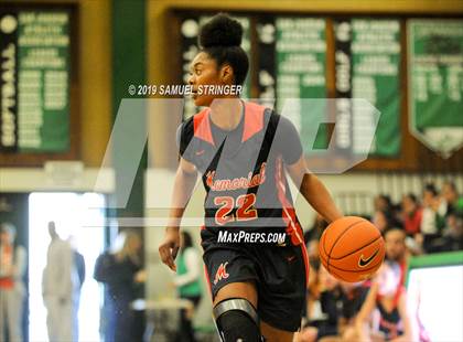 Thumbnail 2 in Fairmont Prep vs. San Joaquin Memorial (St.Mary's Stockton MLK Classic) photogallery.