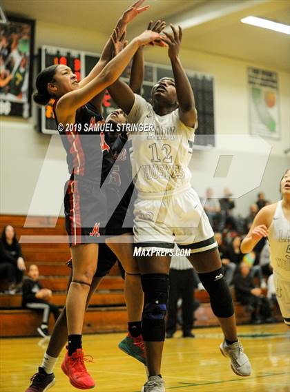 Thumbnail 2 in Fairmont Prep vs. San Joaquin Memorial (St.Mary's Stockton MLK Classic) photogallery.