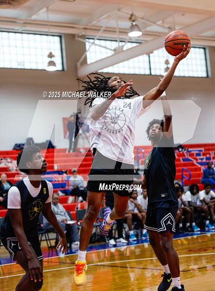 Thumbnail 2 in Wings Academy Vs Roselle Catholic (The Preview HS Showcase) photogallery.