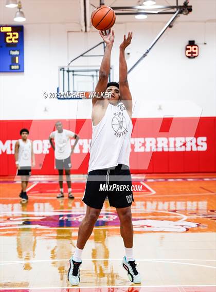 Thumbnail 1 in Wings Academy Vs Roselle Catholic (The Preview HS Showcase) photogallery.