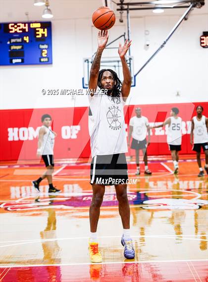 Thumbnail 1 in Wings Academy Vs Roselle Catholic (The Preview HS Showcase) photogallery.