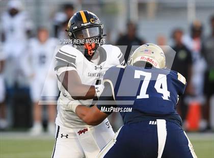 Thumbnail 2 in St. Frances Academy @ St. John Bosco (MaxPreps Game of the Week) photogallery.