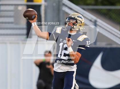 Thumbnail 1 in St. Frances Academy @ St. John Bosco (MaxPreps Game of the Week) photogallery.