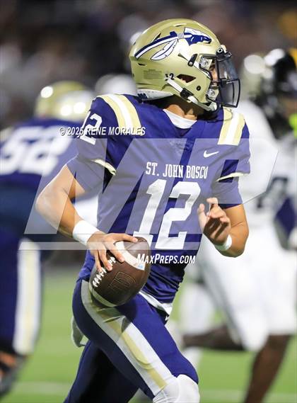 Thumbnail 1 in St. Frances Academy @ St. John Bosco (MaxPreps Game of the Week) photogallery.