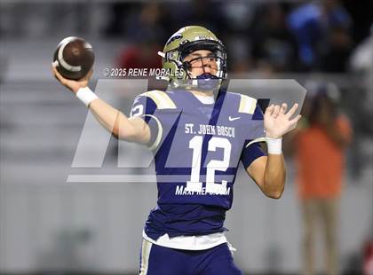 Thumbnail 2 in St. Frances Academy @ St. John Bosco (MaxPreps Game of the Week) photogallery.