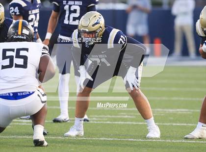 Thumbnail 1 in St. Frances Academy @ St. John Bosco (MaxPreps Game of the Week) photogallery.