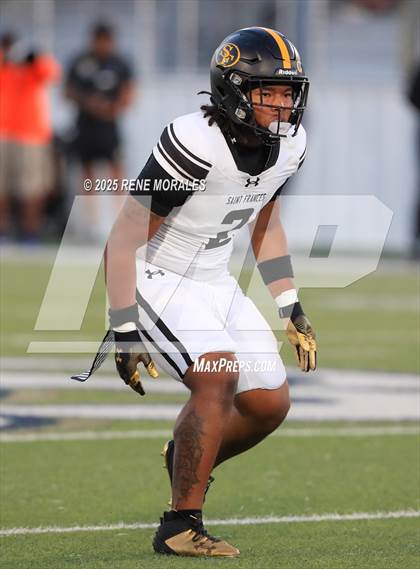 Thumbnail 2 in St. Frances Academy @ St. John Bosco (MaxPreps Game of the Week) photogallery.