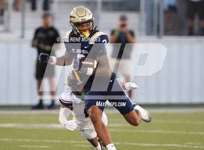 Thumbnail 3 in St. Frances Academy @ St. John Bosco (MaxPreps Game of the Week) photogallery.