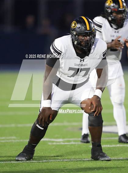 Thumbnail 2 in St. Frances Academy @ St. John Bosco (MaxPreps Game of the Week) photogallery.