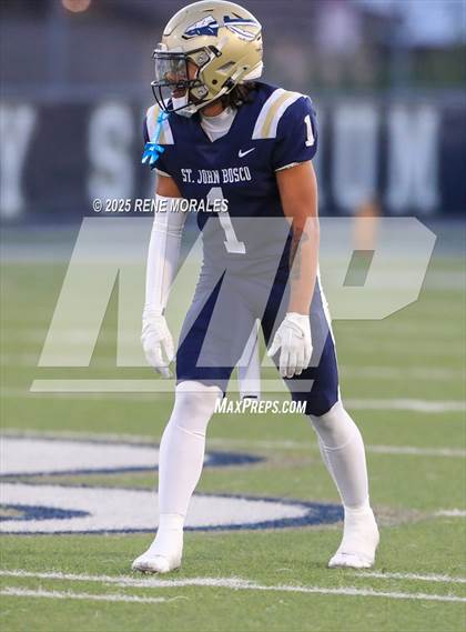 Thumbnail 3 in St. Frances Academy @ St. John Bosco (MaxPreps Game of the Week) photogallery.