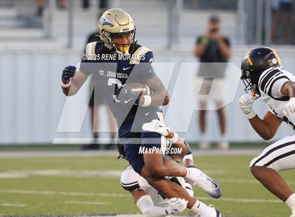 Thumbnail 1 in St. Frances Academy @ St. John Bosco (MaxPreps Game of the Week) photogallery.