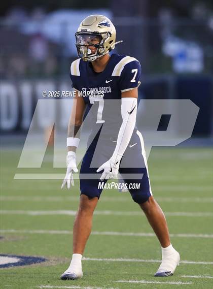 Thumbnail 1 in St. Frances Academy @ St. John Bosco (MaxPreps Game of the Week) photogallery.