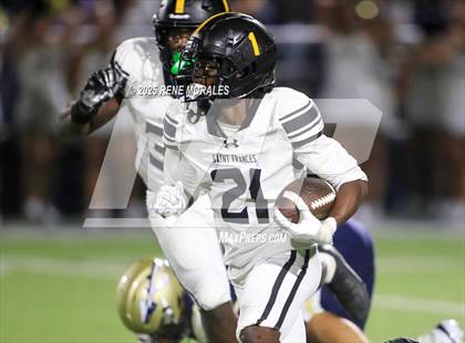 Thumbnail 3 in St. Frances Academy @ St. John Bosco (MaxPreps Game of the Week) photogallery.