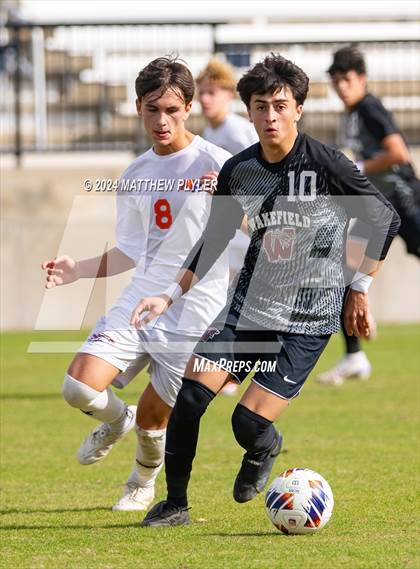 Thumbnail 2 in Marvin Ridge vs. Wakefield (NCHSAA 4A Final) photogallery.