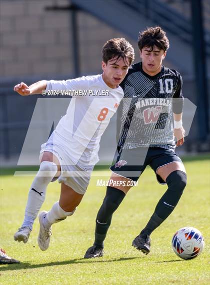 Thumbnail 2 in Marvin Ridge vs. Wakefield (NCHSAA 4A Final) photogallery.