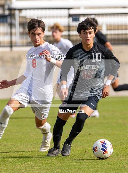 Thumbnail 3 in Marvin Ridge vs. Wakefield (NCHSAA 4A Final) photogallery.