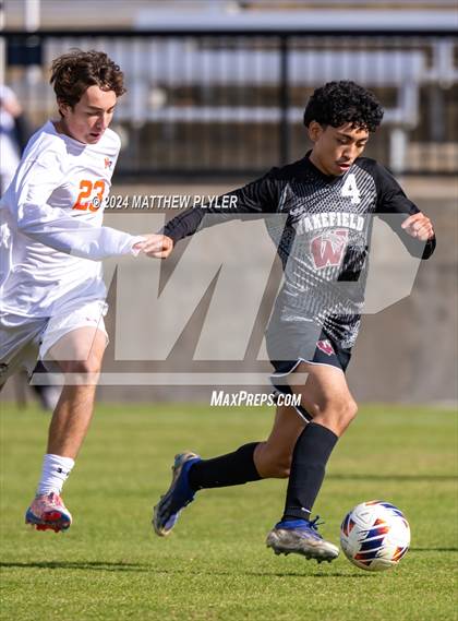 Thumbnail 2 in Marvin Ridge vs. Wakefield (NCHSAA 4A Final) photogallery.